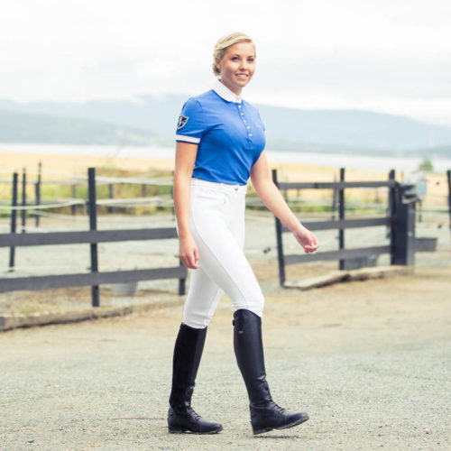 HORZE Mira Culotte D'Équitation Femmes - Leggings Avec Poches Et Fond Complet Silicone