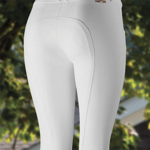 Culotte D'équitation Horze Grand Prix - Femme Taille 34 - Longue, Patch Cuir